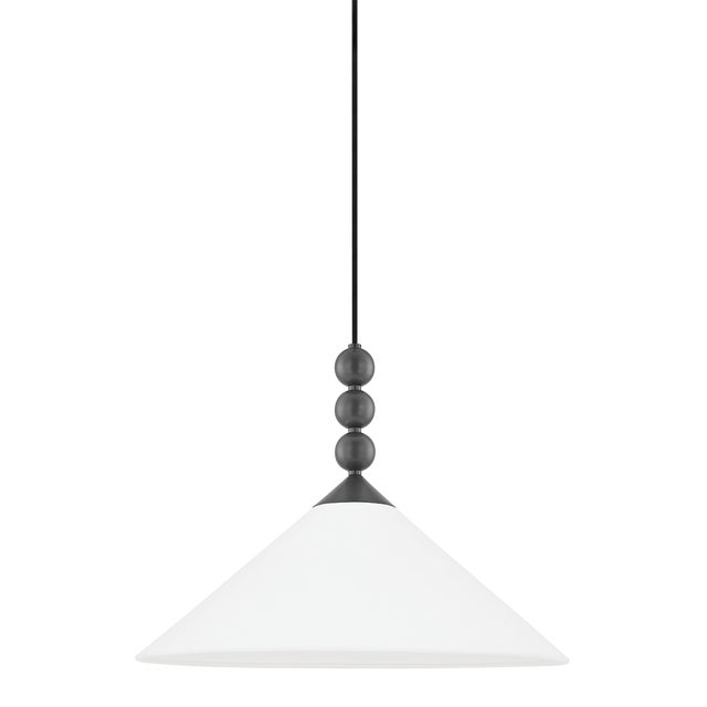 Mitzi Mitzi Sang 20 in. 1 Light Pendant in Old Bronze Finish For Sale - Image 4 of 4