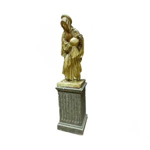 Antique XIX Saint Martha Statue