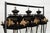 Large French Victorian Style Bronze & Iron Lantern For Sale - Image 9 of 17