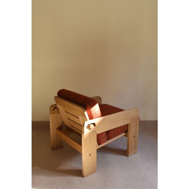 Wood Skåbu Lounge Chair by Arne Halvorsen, 1970s For Sale - Image 7 of 9