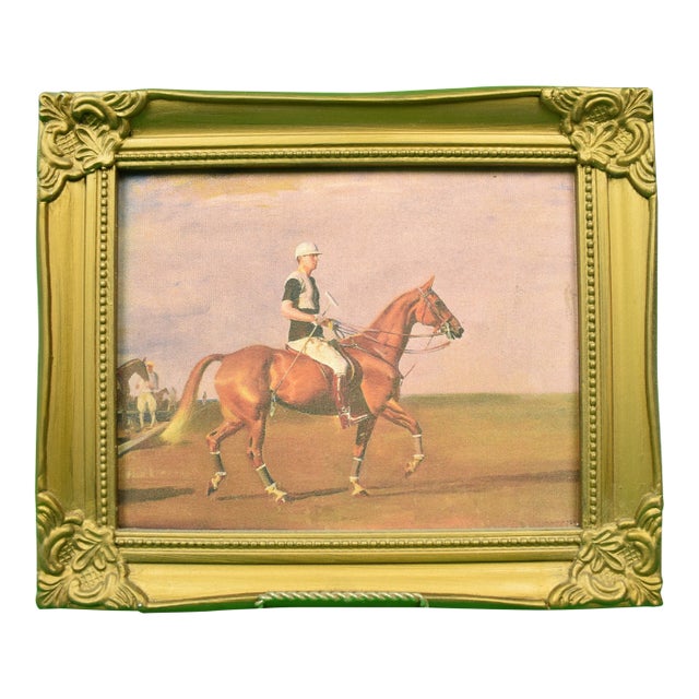 Mid 20th Century Sir Alfred Munnings "The Polo Player" Giclee For Sale