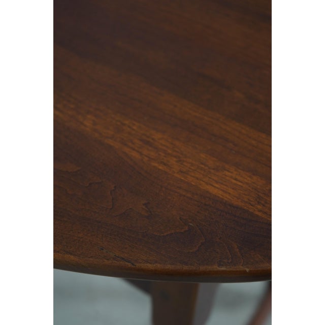 Bob Timberlake Cherry Oval Tavern Side Table For Sale - Image 9 of 16