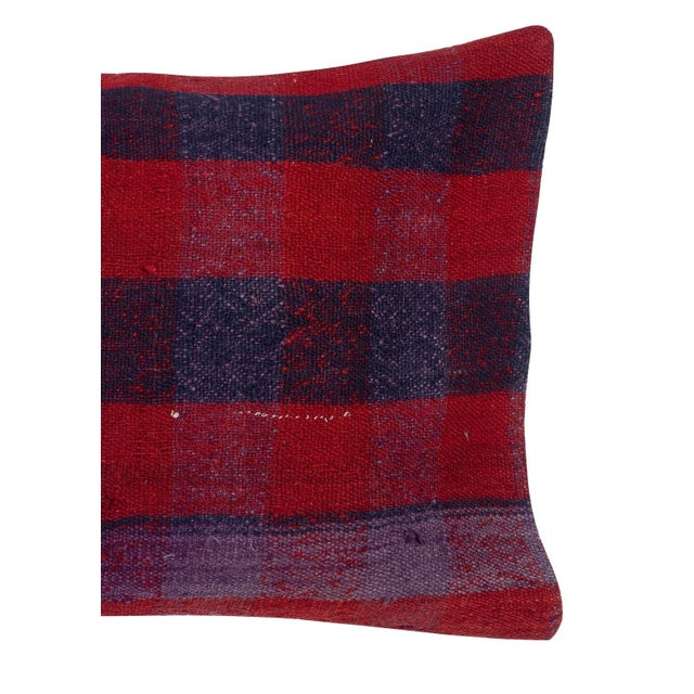Traditional 16"x24" Vintage Kilim Cushion Cover. Turkish Accent Pillow. Throw Pillow Cover For Sale - Image 3 of 4