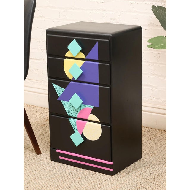 Mid 20th Century Tall Memphis Jewelry Chest For Sale In Los Angeles - Image 6 of 12