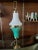 Vintage Opaline and Brass Table Lamp, 1950s For Sale - Image 3 of 8