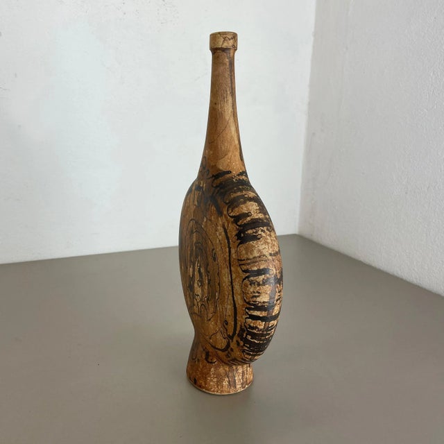 Large German Ceramic Studio Pottery Vase from Gerhard Liebenthron, 1970s For Sale - Image 15 of 18