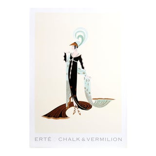 1990s Erté, "Directoire", Art Deco Fashion Poster For Sale