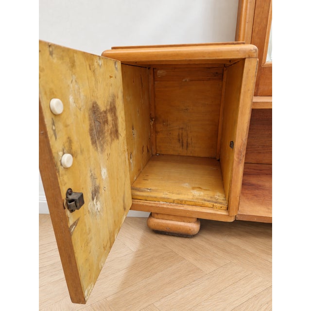 Wood Vintage Italian Console Table, 1950s For Sale - Image 7 of 11