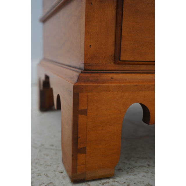 Brown Eldred Wheeler Inlaid Maple Blanket Chest W. Drawers For Sale - Image 8 of 12