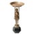 Metal Frankart Style Copper-Tone Nude “Sarcophagus Girl“ Cocktail Smoker Ashtray Stand For Sale - Image 7 of 12