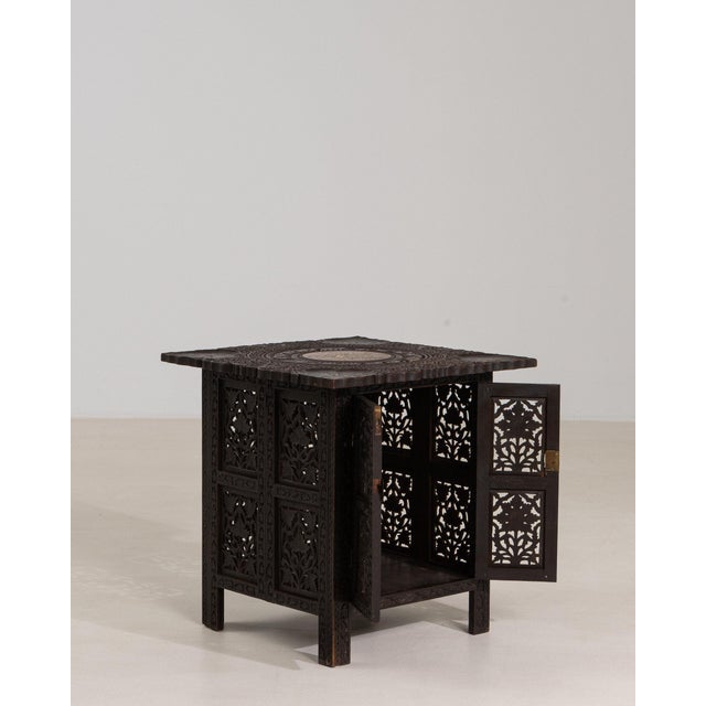 19th Century France Anglo-indian Black Wood Center Tables For Sale - Image 10 of 11