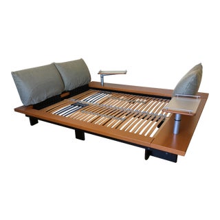 Ligne Roset Peter Maly Modern Wood European Queen Size Platform Bed For Sale