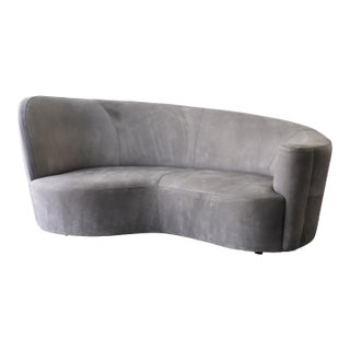 Vladimir Kagan New York Collection Curved Sofa For Sale