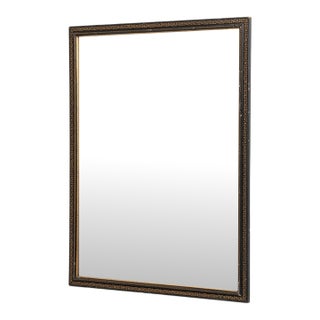 19th Century France Napoleon III Bronze Wood Mirror For Sale