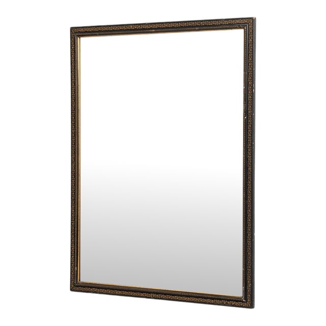 19th Century France Napoleon III Bronze Wood Mirror For Sale