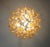 Vintage Italian Murano Chandelier with 53 Amber Glass Petals from Mazzega, 1990s For Sale - Image 14 of 15