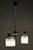 Mid-Century Czech Chandelier in Chrome and Opaline Glass attributed to Drukov, 1970s For Sale - Image 11 of 13