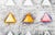 Elfi Schuselka (Austrian, b. 1940), "4 x 5 Triangles", Mixed Media on Paper, circa 1984, signed in pencil lower right, 9th...
