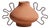 Meso Goods Ines Sculptural Terracotta Vessel With Iron Detail For Sale
