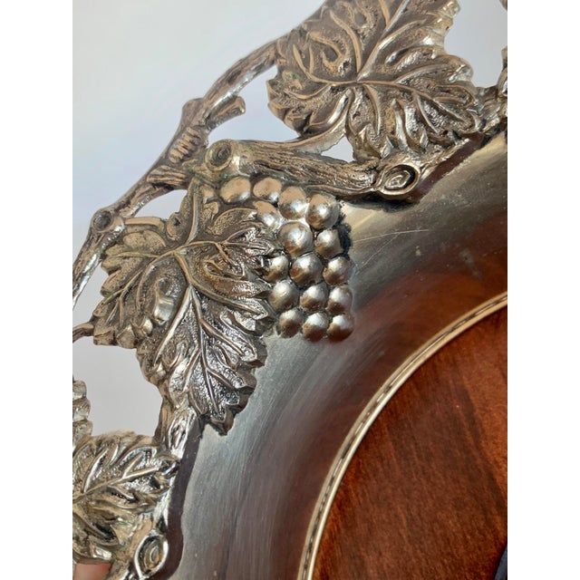 Vintage Late 20th Century Silver Plate Towle Champagne/Wine Bottle Coaster For Sale - Image 11 of 13