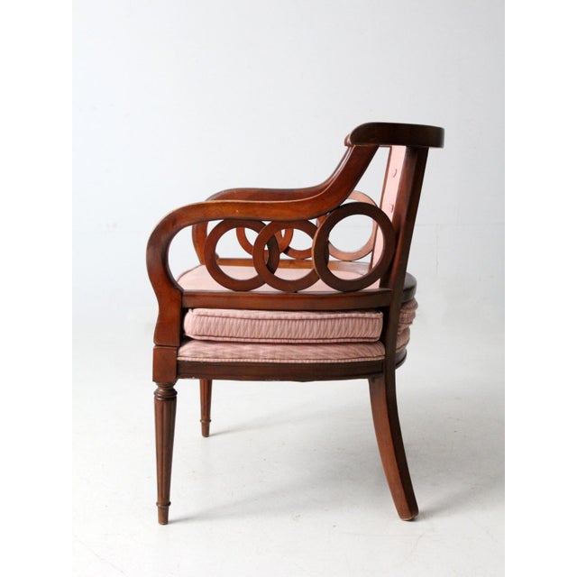 Antique Classic Revival Armchair For Sale - Image 4 of 17