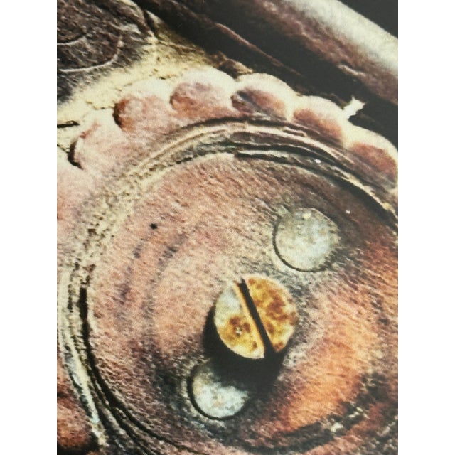 Color Photograph of Leather Tooled Saddle, Framed For Sale - Image 10 of 12