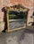 Gold Large Antique 19th Century English Gilt Overmantle Mirror For Sale - Image 8 of 9