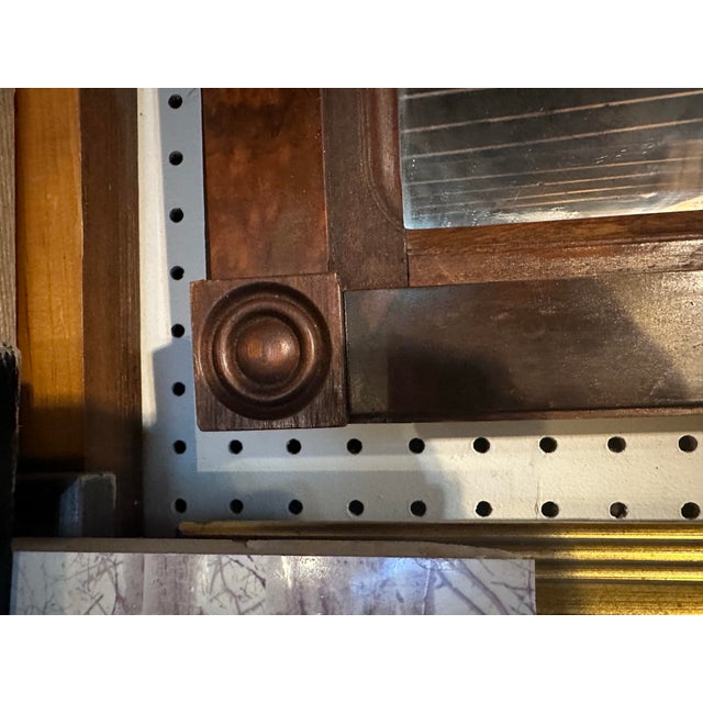 American Antique Fireplace Mantle Mirror For Sale - Image 3 of 7