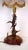 Antique Antler and Beaded Fabric Shade Table Lamp, 1930s/40s, Single Light, 73 Cm High from Unbekannt For Sale - Image 4 of 9