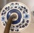 Ceramic Mid 20th Century Delft Blue & White Porcelain Floral Hanging Chandelier Light Fixture 6 Arm For Sale - Image 7 of 10