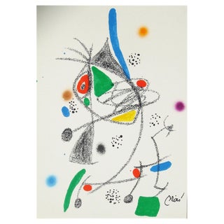 Joan Miró, Maravillas Con Variations Acrosticas 4, 1975, Lithograph For Sale