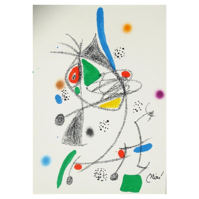 Joan Miró, Maravillas Con Variations Acrosticas 4, 1975, Lithograph For Sale