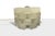 Metal Vintage Metal and Pulegoso Glass Table Lamp, Italy, 1970s For Sale - Image 7 of 9