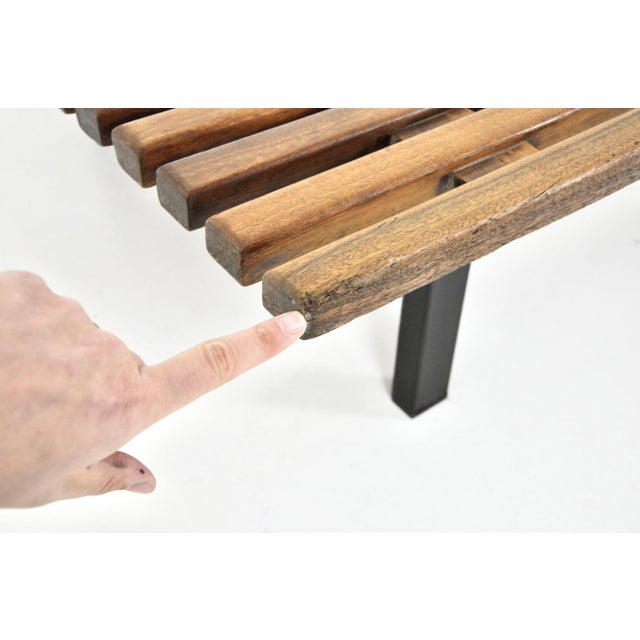 Cansado Bench attributed to Charlotte Perriand for Steph Simon, 1950s For Sale - Image 13 of 14