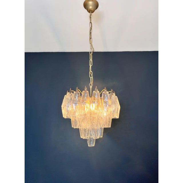 Murano Poliedri Chandelier from Carlo Scarpa Design, 1990 For Sale - Image 13 of 18