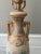 Gold 1940s Porcelain Floral and Gold Table Lamp With New Wiring For Sale - Image 8 of 11