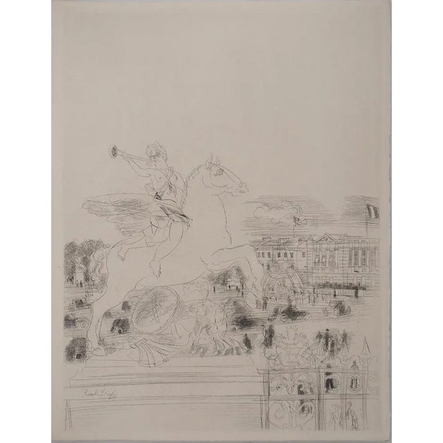 Raoul Dufy, My Champs Elysées, Original Engraving For Sale - Image 6 of 6