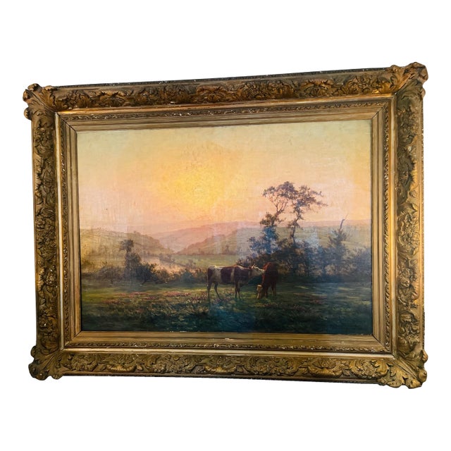 Felix Planquette XL Oil on Canvas 1906 For Sale