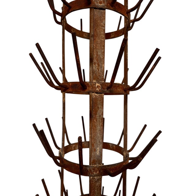 Antique French "Hérisson" Bottle Drying Rack For Sale - Image 9 of 12