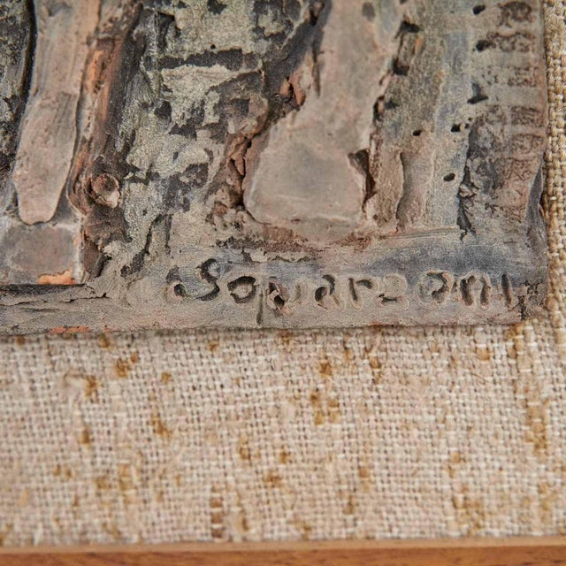 Squarzoni, Bas-Relief of Horses, Mixed Media For Sale - Image 4 of 6