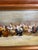 Framed Oil on Canvas of Chickens "Bottom of Hen Party" by Trevor James, 20th Century For Sale - Image 4 of 10