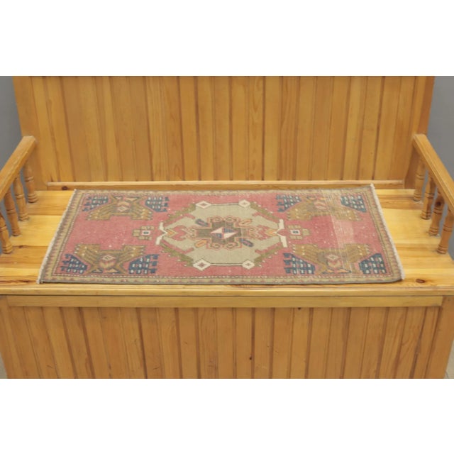 Traditional 1970s Turkish Vintage Red Oushak Rug For Sale - Image 3 of 11