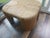 Contemporary Vintage Split Reed Bamboo Waterfall Coffee Table For Sale - Image 3 of 9