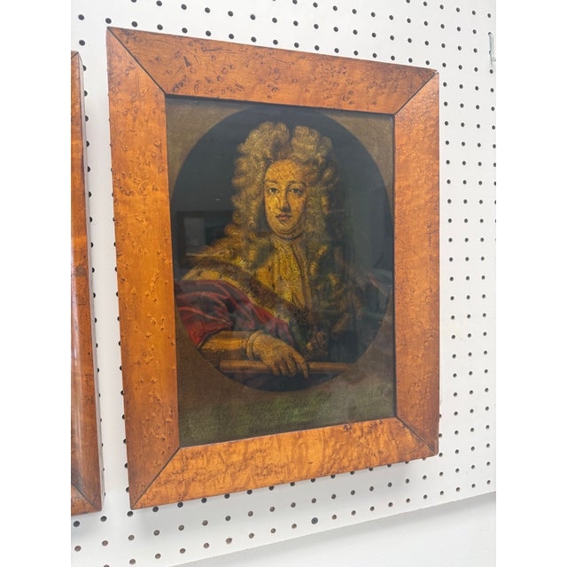 Early Birds Eye maple frames with John Faber print. Print has not been taken out of the frame, so they could be older....