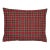 Scottish Tartan Red Cushion With Velvet Back With Feather Filler - 33x46cm (15"x18") For Sale