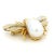 Antique White Italian 18k Gold Bee Brooch With Pearl, Diamonds & Rubies, 1970s For Sale - Image 8 of 15