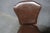 Brown Pair of Theodore Alexander Leather Upholstered Cherry Side Chairs For Sale - Image 8 of 15