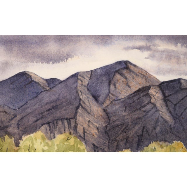 American "Out West" Rocky Mountain Landscape by Ruth Scott For Sale - Image 3 of 9