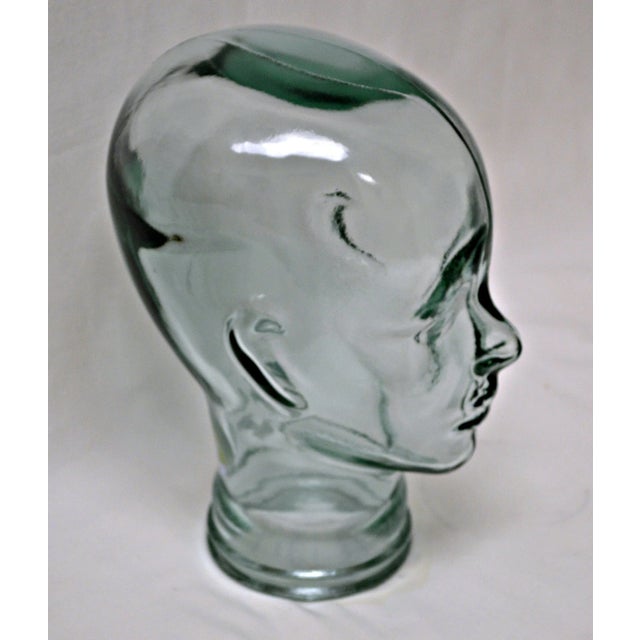 2000 - 2009 Sculptural Glass Bottle Head Figure For Sale - Image 5 of 9
