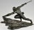 Metal Pierre Le Faguays, Art Deco Athlete with Spear, 1927, Bronze For Sale - Image 7 of 12